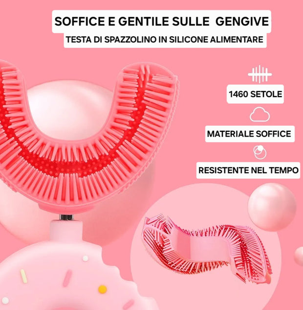 spazzola ad "U" in silicone alimentare