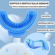 spazzola ad "U" in silicone alimentare
