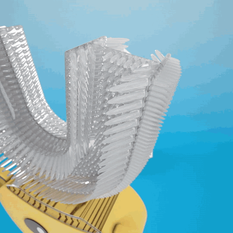 spazzola ad "U" in silicone alimentare
